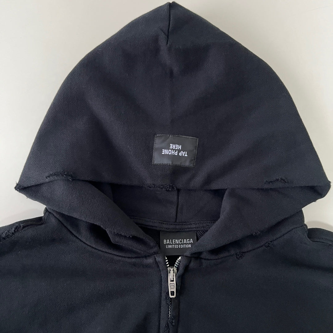 Balenciaga Zip-Up Hoodie