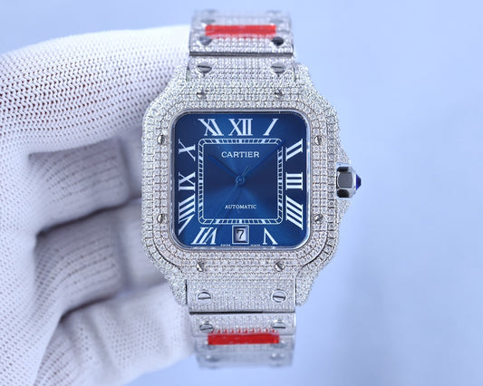 Santos de Cartier Iced Out