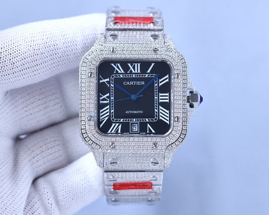 Santos de Cartier Iced Out