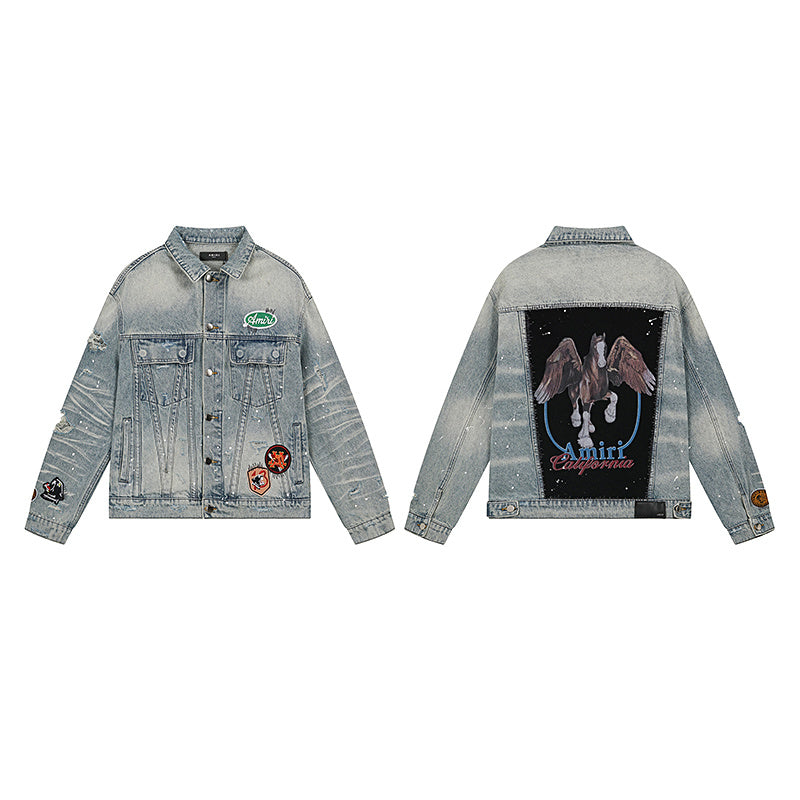 Amiri Jean Jacket