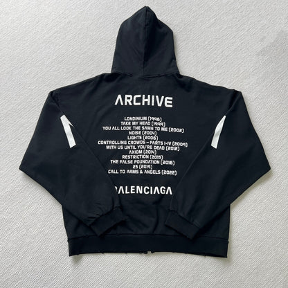 Balenciaga Zip-Up Hoodie